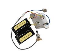Pickup Per Chitarra Pickup In Ceramica Humbucker Con Set Di Cablaggi Per Chitarra Elettrica Accessori di Ricambio per Chitarra (Color : 06)