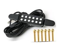 Pickup Per Chitarra Pickup Magnetico Per Buca Sonora Per Chitarra Acustica Con Cavo Di Collegamento Da 3 Metri(Kit 4)