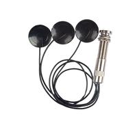 Pickup Per Chitarra Pickup Patch Multifunzione Con Output Adesivo A 3 Pezzi Per Strumento Acustico(Bk)
