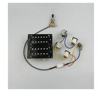 Pickup Per Chitarra Pickup Per Chitarra Elettrica Humbucker 4C Zebra/Black Set In Magazzino Pickup chitarra (Color : Black Push-Pull)