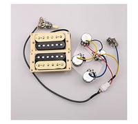Pickup Per Chitarra Pickup Per Chitarra Elettrica Humbucker 4C Zebra/Black Set In Magazzino Pickup chitarra elettrica (Color : Zebra Wiring Harness-2)