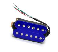 pickup per chitarra Pickup Per Chitarra Elettrica Pickup Con Splitting A Bobina Humbucker Pickup A Doppia Bobina 4 Cavo Di Condotta N-7.5K/B-15K Uscita Deep Blue (Color : Bridge Pickup)