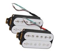 pickup per chitarra Pickup Per Chitarra Elettrica Pickup Con Splitting A Bobina Humbucker Pickup A Doppia Bobina 4 Cavo Di Condotta N-7.5K/B-15K Uscita Bianca (Color : Neck and Bridge)
