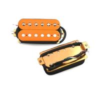 pickup per chitarra Pickup Per Chitarra Elettrica Pickup Con Splitting A Bobina Humbucker Pickup A Doppia Bobina 4 Cavo Di Condotta N-7.5K/B-15K Uscita Arancione (Color : Neck and Bridge)