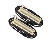 pickup per chitarra Pickup Per Chitarra Elettrica Pickup Humbucking Dual Hot Rail Set Di Accessori Per Chitarra Elettrica 9K + 12K (Color : Cream Set)