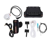 Pickup per Chitarra Polifunzionale, Accessori in Plastica per Strumenti Acustici, Nero - Effetti Reverbero, Chorus e Delay, Compatibile con Buco 90-105mm