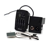 Pickup per Chitarra Preamplificatore Per Chitarra Acustica EQ A 4 Bande Nero Con Equalizzatore Sintonizzatore Digitale Rotondo