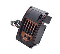 Pickup per Chitarra Preamplificatore per Chitarra Acustica EQ A 5 Bande Equalizzatore Pickup Sintonizzatore Piezo Pickup per Chitarra Folk Classica (Color : 01)