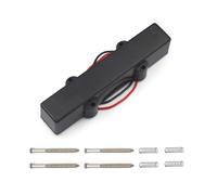 Pickup Per Chitarra Professionali Chitarra Acustica Elettrica A Cinque Corde Pickup Per Basso Metallo Fondo Aperto Nero(4)