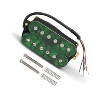 Pickup Per Chitarra Professionali Pickup Per Chitarra Acustica Elettrica Humbucker A Sei Corde Con Parte Superiore Colorata Accessori Per Principianti(Green,Neck)