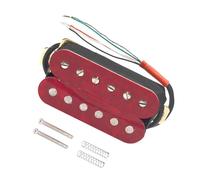 Pickup Per Chitarra Professionali Pickup Per Chitarra Acustica Elettrica Humbucker A Sei Corde Con Parte Superiore Colorata Accessori Per Principianti(Red,Neck)