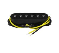 Pickup per chitarra single coil Alnico 5 a polo piatto vintage Pickup-Set Chitarra Elettrica(Black Bridge)