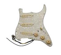 Pickup per chitarra single coil SSS Ainico 5 Battipenna precablato a 7 vie completamente caricato per chitarra (Color : 8)