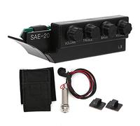 Pickup per chitarra Soundhole, Accessorio per pickup per chitarra, Set pickup Sound Hole con controllo di bassi, medi, alti e volume, metallo e pla truction per Acou Gui