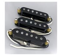 Pickup Per Chitarra SSS Alnico 5 A Carica Manuale Piastra Inferiore Grigia 42 Fili Smaltati Semplici Pickups Set per Chitarra Elettrica (Color : 02)