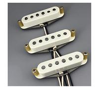 Pickup Per Chitarra SSS Alnico 5 A Carica Manuale Piastra Inferiore Grigia 42 Fili Smaltati Semplici Accessori di Ricambio per Chitarra (Color : 01)