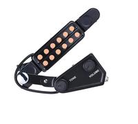 Pickup Per Foro Sonoro Per Chitarra Acustica A 12 Fori, Trasduttore Magnetico Con Regolatore Di Tono E Volume, Cavo Audio Facile Da Installare Pickup professionale per chitarra acustica