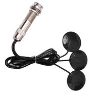 Pickup Per Microfono A Contatto Piezoelettrico 3 Sistema Di Pickup Per Trasduttore Per Jack Acustico Da 6,35 Mm Adatto Per Chitarra Acustica Pickup professionale per chitarra acustica
