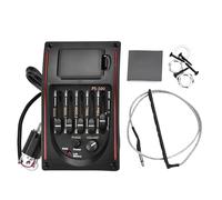 Pickup per preamplificatore per chitarra, strumento di controllo del volume portatile a 5 bande, di sintonizzazione preamplificatore per chitarra folk, per adulti appassionati principianti