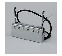 Pickup Per Scollo A Bobina Singola Chitarra Poldi Di Ricambio Per Chitarra Elettrica Jazz Chrome Pickup chitarra elettrica