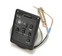 Pickup per strumenti ad arco 4 Pezzi Molto Pickup Per Chitarra Acustica A 4 Bande Con Sintonizzatore Microfono Preamplificatore EQ Beat Board(Color:Presysx 4pcs)
