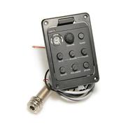 Pickup per strumenti ad arco 4 Pezzi Molto Pickup Per Chitarra Acustica A 4 Bande Con Sintonizzatore Mic Blend Preamplificatore EQ Beat Board(Size:2)