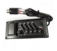 Pickup per strumenti ad arco Accessori Per Chitarra Pickup Equalizzatore EQ A 4 Bande Pickup Per Buca Sonora Per Chitarra Folk