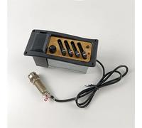 Pickup per strumenti ad arco Accessori Per Strumenti Musicali Pickup EQ A Colori Con Venature Del Legno Per Chitarra Elettrica In Legno A Quattro Stadi