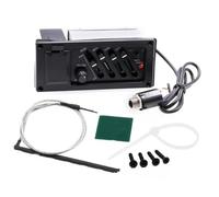 Pickup per Strumenti ad Arco Accessorio per Chitarra Pickup Amplificatore Pickup Professionale Equalizzatore preamplificatore EQ per Chitarra Acustica Portatile a 4 Bande