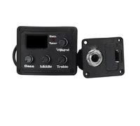 Pickup per strumenti ad arco EQ Pickup Per Chitarra Equalizzazione A Tre Bande Accordatore Retroilluminato Accessori Per Strumenti Musicali