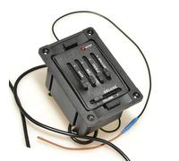 Pickup per strumenti ad arco Pickup Per Chitarra Acustica A 4 Bande Preamplificatore Sintonizzatore EQ Battito Piezoelettrico Del Microfono