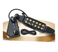 Pickup per strumenti ad arco Pickup Per Chitarra Folk Pickup Magnetico Senza Fori Sonori Per Chitarra Viene Fornito Con Una Linea Di Collegamento Da 300 Cm(Bk Adjust)