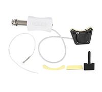 Pickup per ukulele a 4 corde PolyGen con installazione nascosta con volume master/MIC regolabile, kit completo con pickup stick per amplificare il suono acustico