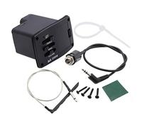 Pickup per ukulele Sistema equalizzatore a 2 bande UK-2000 Pickup piezoelettrico a spirale per ukulele nero