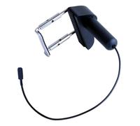 Pickup per Violino Microfono Trasduttore Sensore Clip a Fissaggio Sicuro Braccetto Curvo Zigrinato Corpo Cilindrico Leggero Cavo Affidabile Tono, style to 2