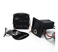 Pickup Piezo Per Chitarra 301/201 Pickup4 Band Pickup Per Chitarra Acustica Con Sintonizzatore Miscela Microfonica Preamplificatore EQ Sintonizzatore Amplificatore Per Chitarra Truss Per Chitarra(C Is