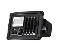 Pickup Piezo Per Chitarra Chitarra Acustica Pickup EQ Piastra Pickup Schermo LCD Microfono Incorporato Con Calibrazione Strumento Chitarra In Legno
