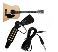 Pickup Piezo Per Chitarra Pickup Per Chitarra Acustica A 12 Fori Volume Regolabile Pickup Per Chitarra Amplificatore Trasduttore Parti Di Chitarra Accessori