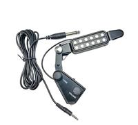 Pickup Piezo Per Chitarra Pickup Per Foro Sonoro Per Chitarra Acustica A 12 Fori Trasduttore Magnetico Con Regolatore Di Tono E Volume Cavo Audio Facile Da Maneggiare(Chrome)