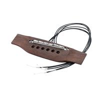 Pickup Piezo Ponte Chitarra Acustica Per 6 Corde Chitarra Ricambi Parti Con Distinto Granosità Elettrica Piezo Bridge Pickup