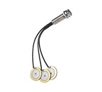 Pickup piezoelettrici autoadesivi 3 in 1 Microfono a contatto per Mbira Thumb Piano Amplifica il suono direttamente dalla fonte sonora Voce con effetto di smorzamento Resiste alle interferenze esterne