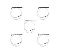 Pickup piezoelettrico in rame, jack da 2,5 mm per chitarra acustica, confezione da 5