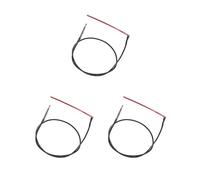 Pickup piezoelettrico per chitarra acustica, pickup piezoelettrico, set da 3 pezzi, colore: rosso