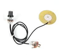 Pickup Piezoelettrico per Chitarra con Semplice Design Ad Incollaggio | Dimensioni ridotte, installazione senza problemi, adatta per strumenti a corda
