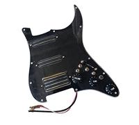 Pickup Precablati SSH Pickguard Set Multifunzione Con Dual Hot Rail Pickup Neri Ad Alto Rendimento 4 Converter Per Chitarra Parti di ricambio per chitarre
