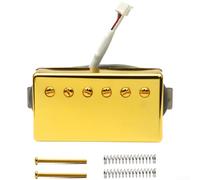 Pickup professionale Alnico II per chitarra in ottone schermato a 5 pin per jst per elettrico a 6 corde ricco per Sustain Noiseless Gold 7x3,9 cm (oro 57 (8K))