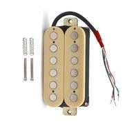 Pickup professionale per chitarra acustica elettrica a sei corde, humbucker, 6,3 mm, accessorio di grandi dimensioni (giallo, collo)