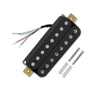 Pickup professionale per chitarra acustica elettrica con pickup humbucker a 8 corde, colore nero o bianco, con cornice nera