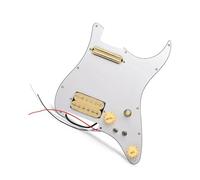 Pickup Professionali Per Battipenna Di Chitarra Adatto Per Principianti Pickup Battipenna HH Single Coil Precablato Alnico 5(Yellow)