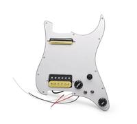Pickup Professionali Per Battipenna Di Chitarra Adatto Per Principianti Pickup Battipenna HH Single Coil Precablato Alnico 5(Bk w yellow)
